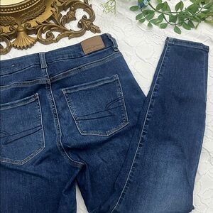 American Eagle Curvy Hi Rise Jeggings Next Level Stretch size 4 Short